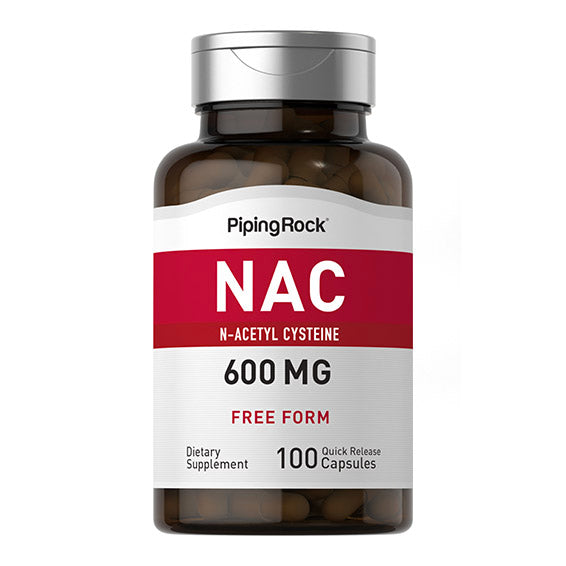 N-Acetyl Cysteine (NAC), 600 mg, 100 Quick Release Capsules