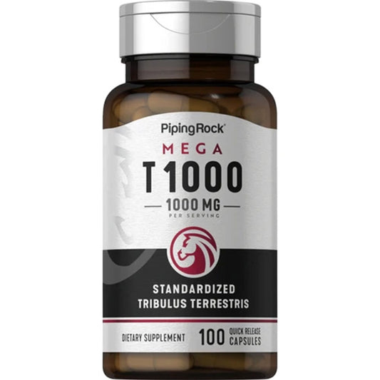 Tribulus Mega, 1000 mg (per serving), 100 Quick Release Capsules